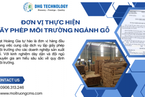 DỊCH VỤ XIN CẤP GIẤY PHÉP MÔI TRƯỜNG CHO NGÀNH SẢN XUẤT GỖ