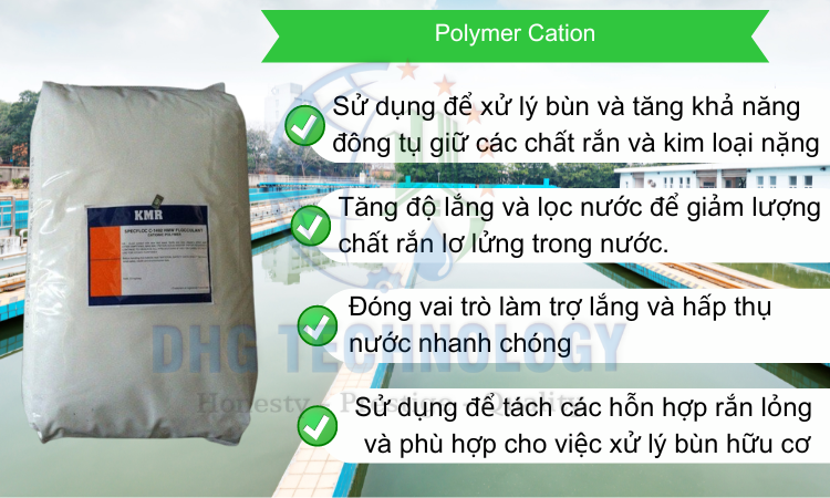 polymer cation hoa chat xu ly nuoc thai