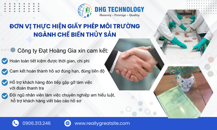 dat hoang gia thuc hien giay phep moi truong nganh che bien thuy san