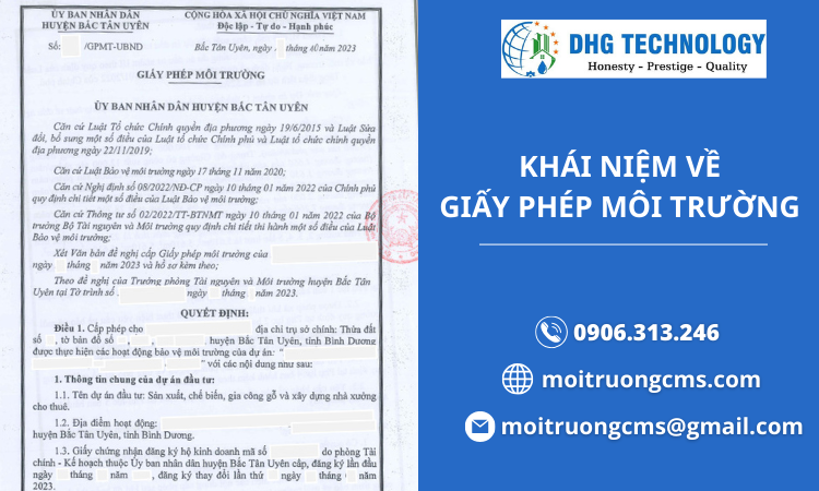 khai niem giay phep moi truong la gi