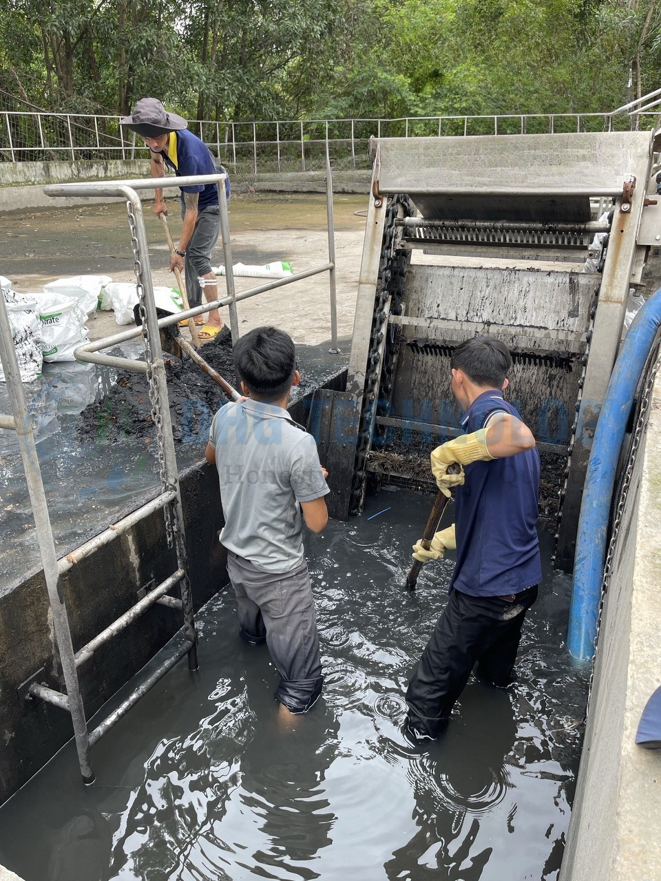 su co bun trong he thong xu ly nuoc thai hoat dong khong on dinh